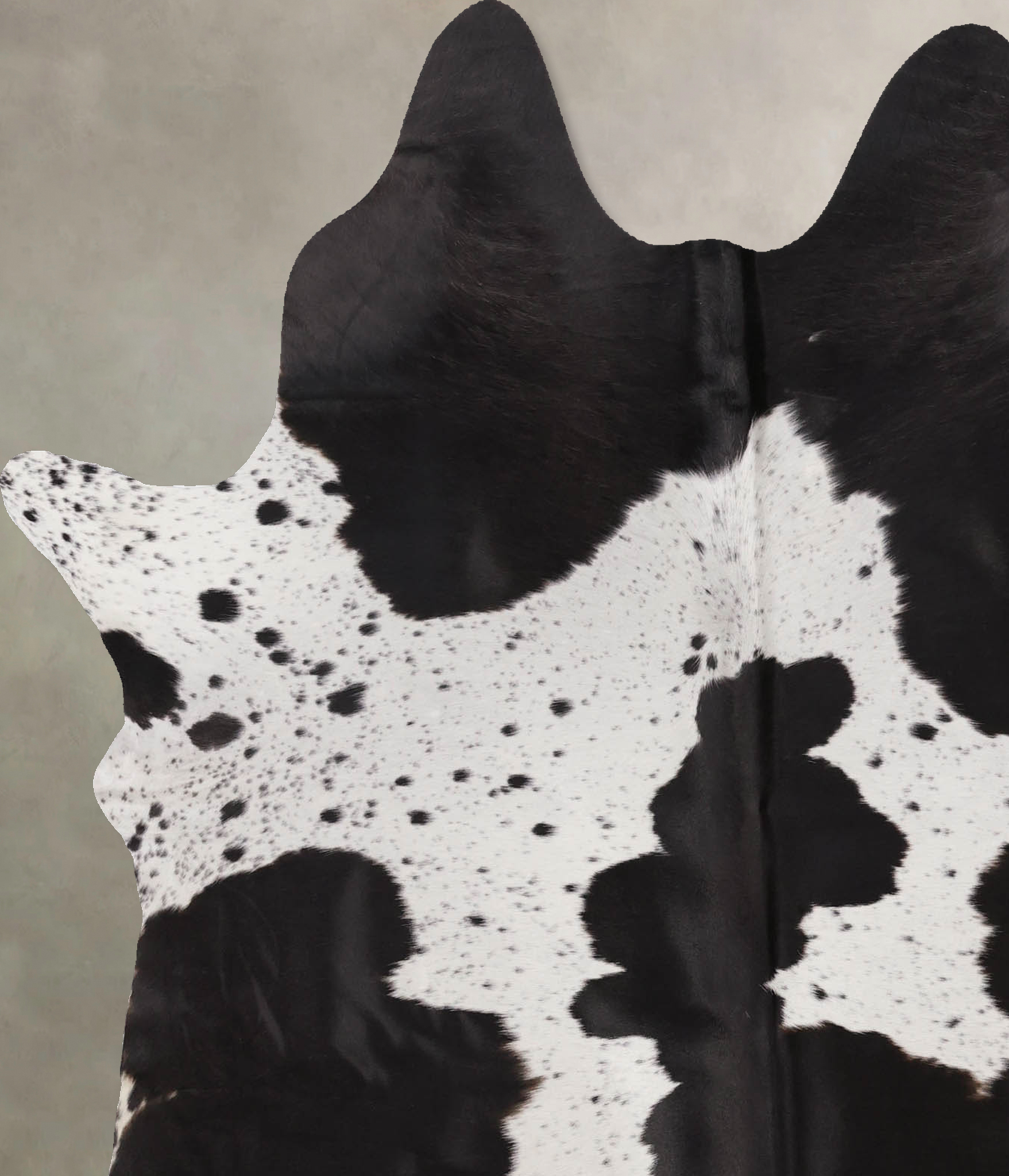 Black and White Cowhide Rug #B10557