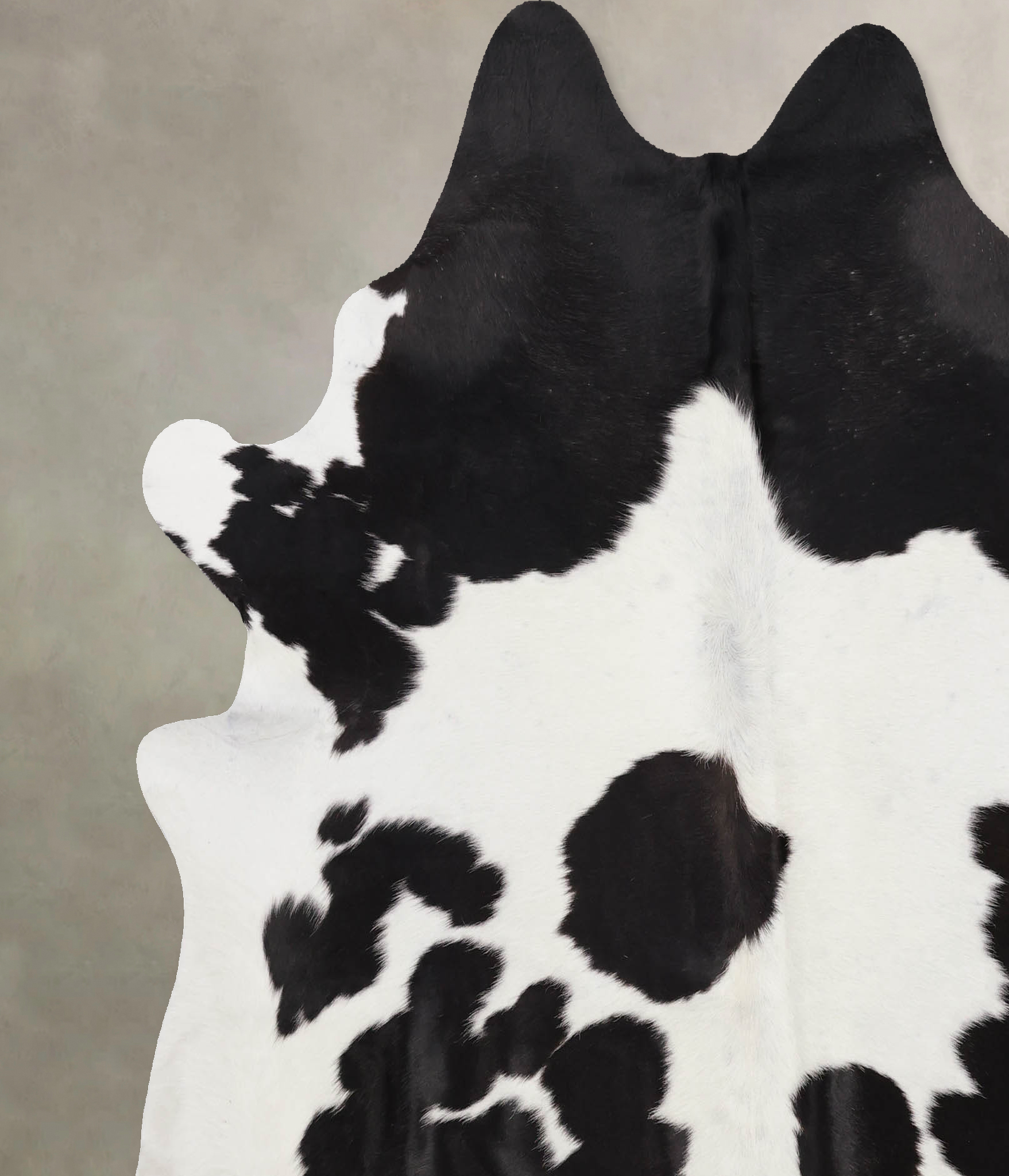 Black and White Cowhide Rug #B10560