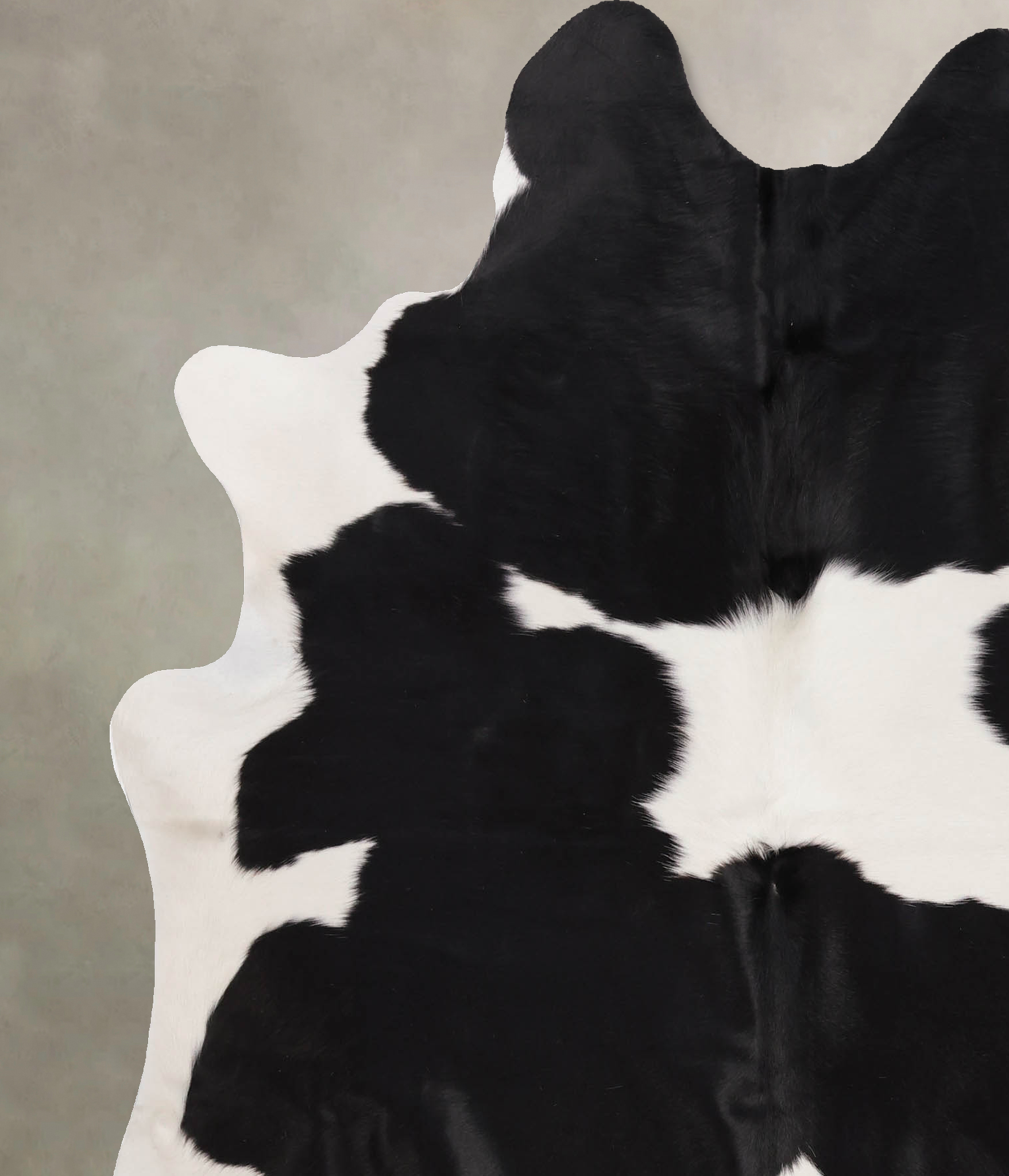 Black and White Cowhide Rug #B10561