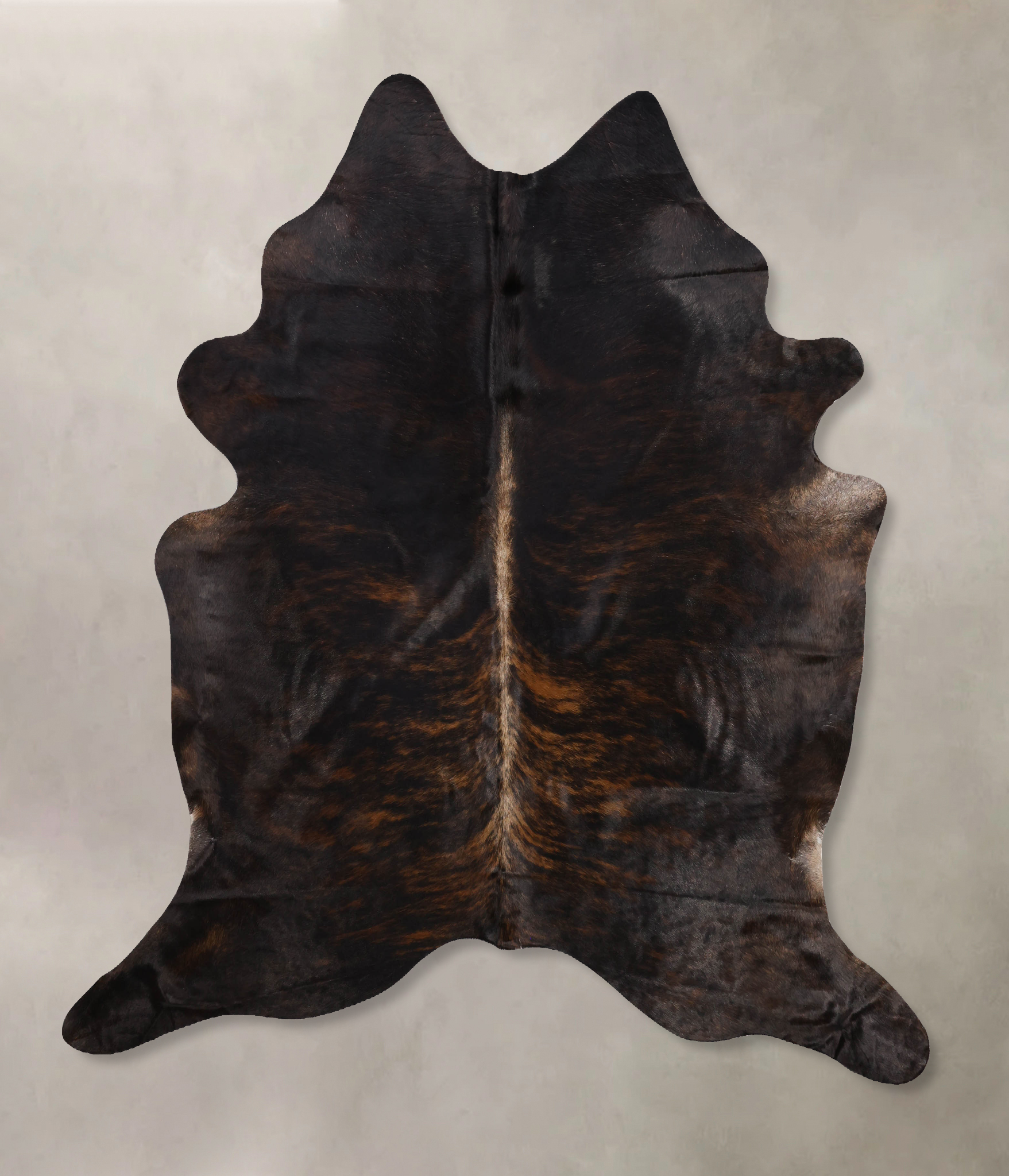 Dark Brindle Cowhide Rug #B10563