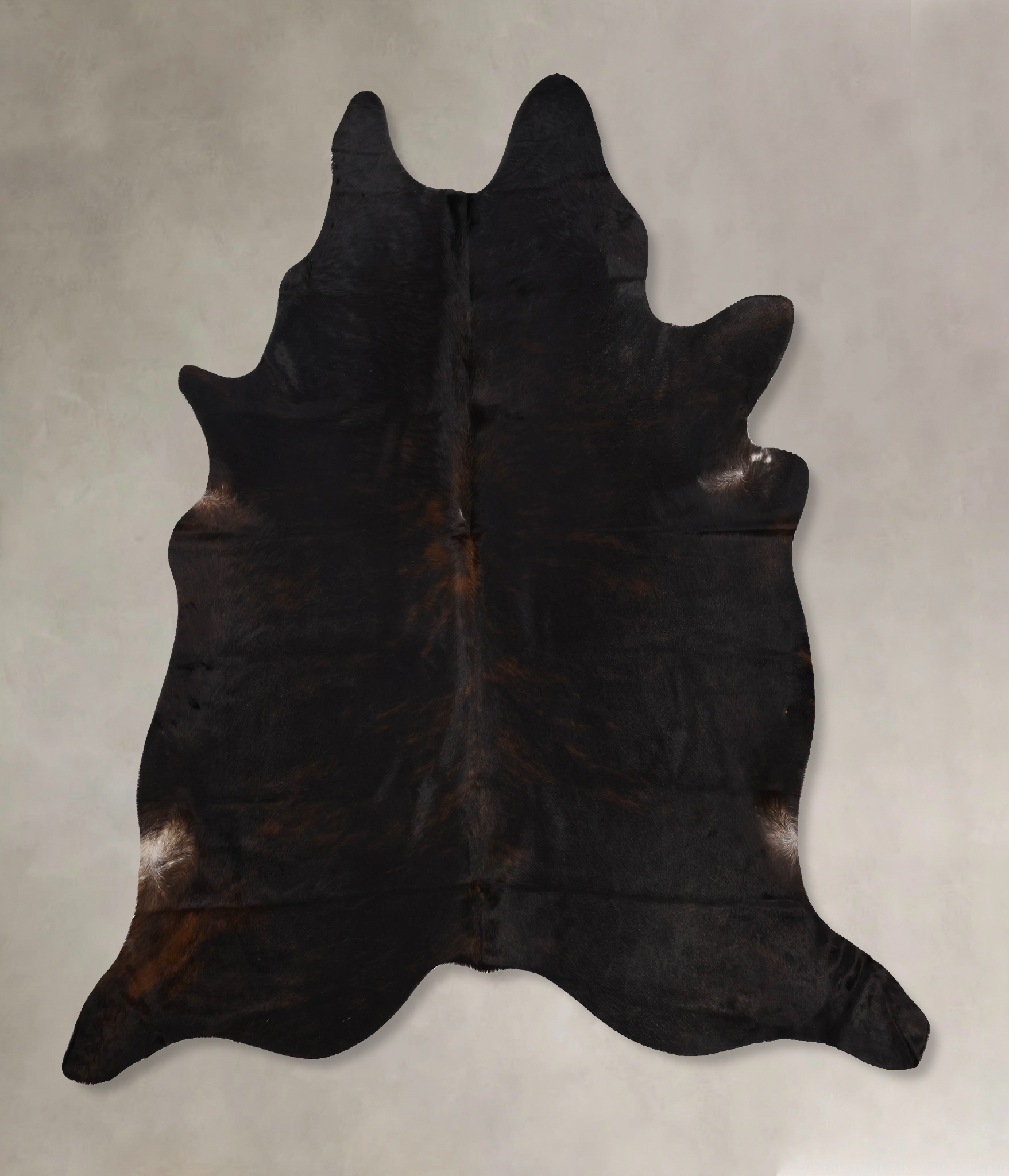 Dark Brindle Cowhide Rug #B10564