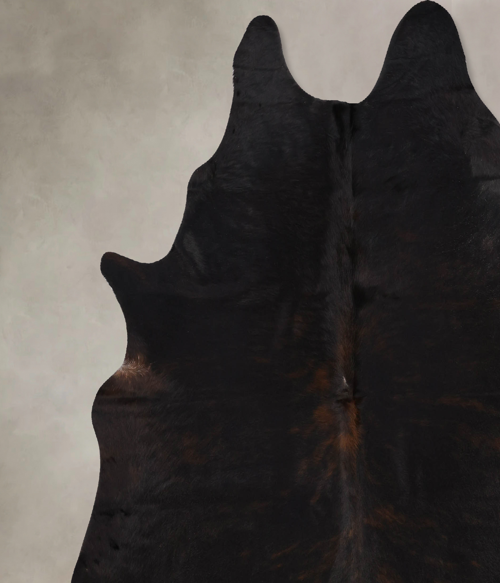 Dark Brindle Cowhide Rug #B10564