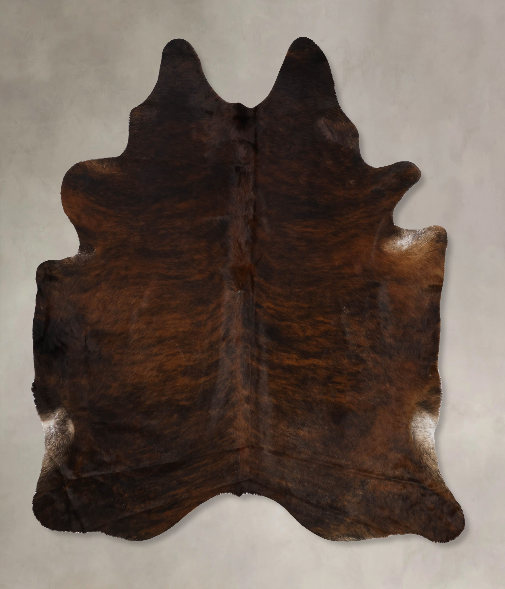 Dark Brindle Cowhide Rug #B10565