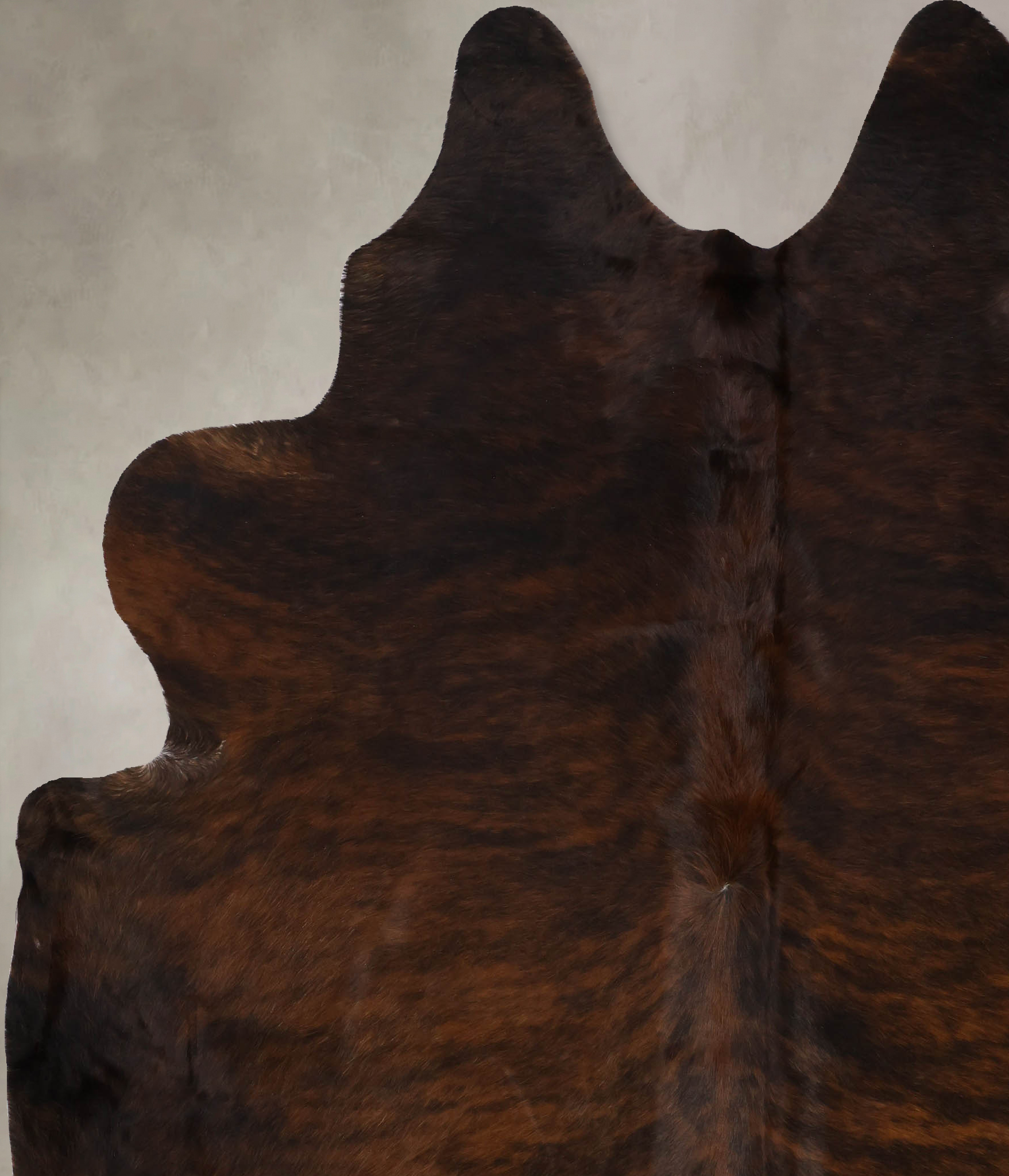 Dark Brindle Cowhide Rug #B10565