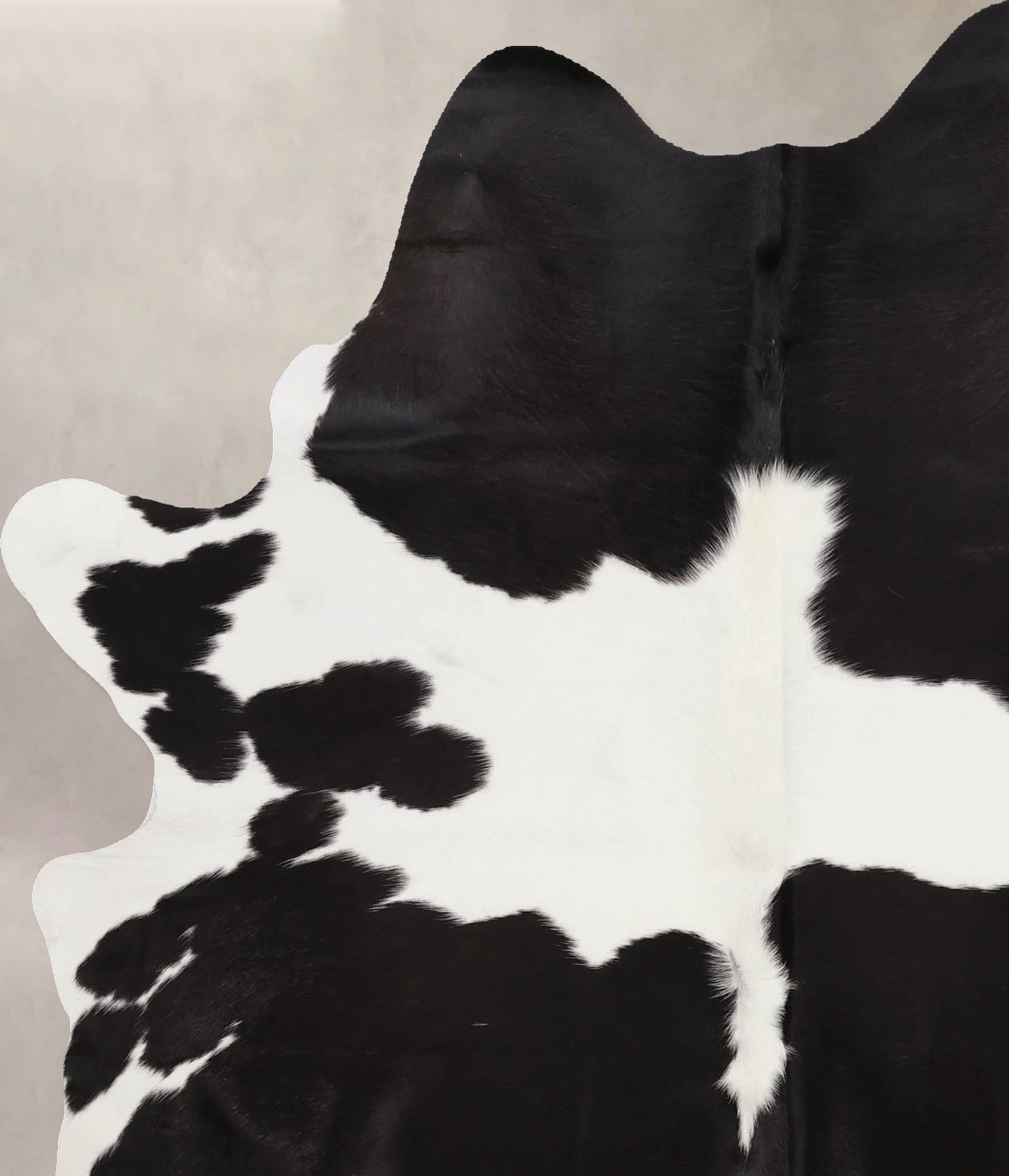 Black and White Cowhide Rug #B10573