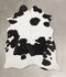 Black and White X-Large Brazilian Cowhide Rug 7'2