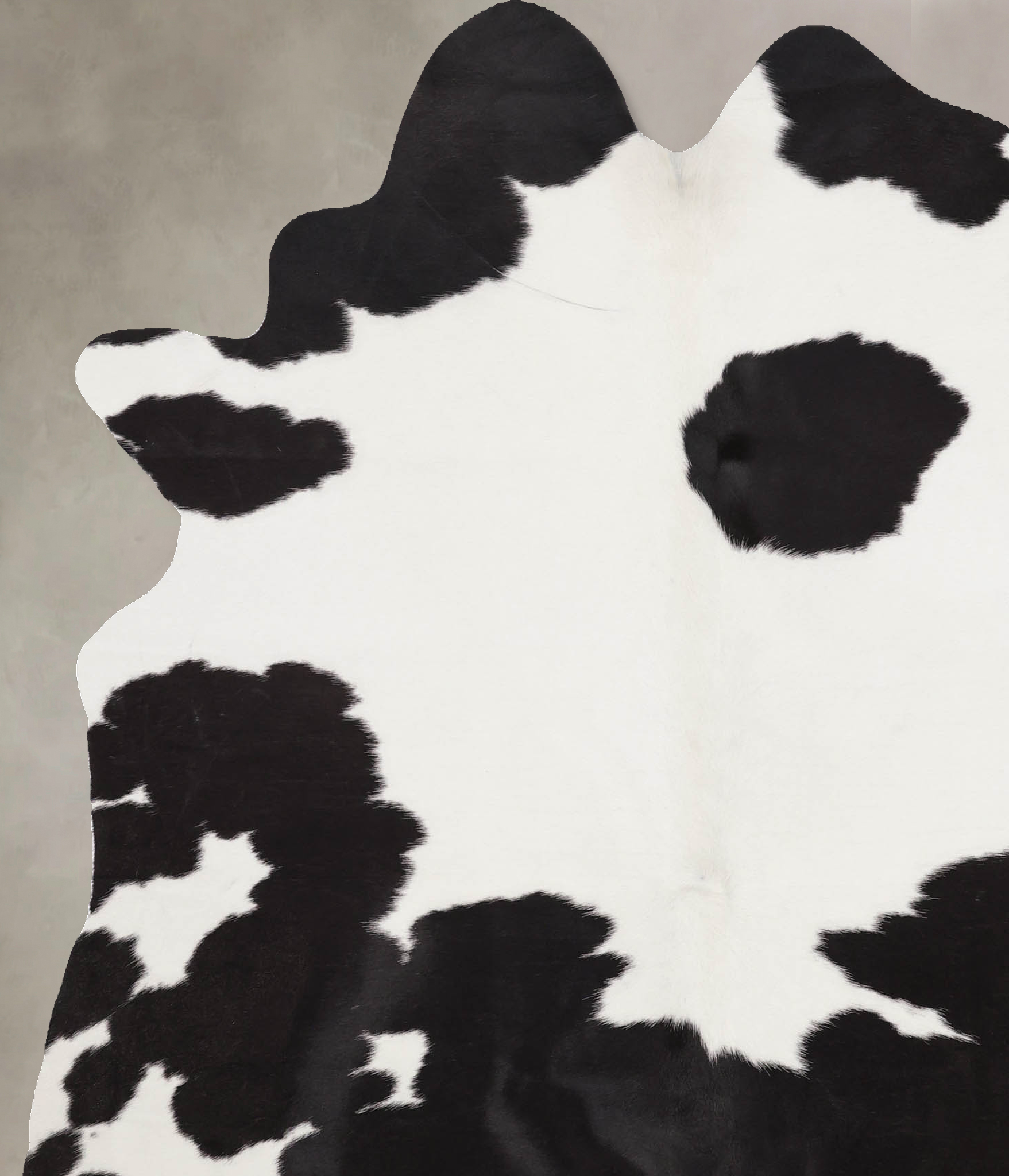 Black and White Cowhide Rug #B10576