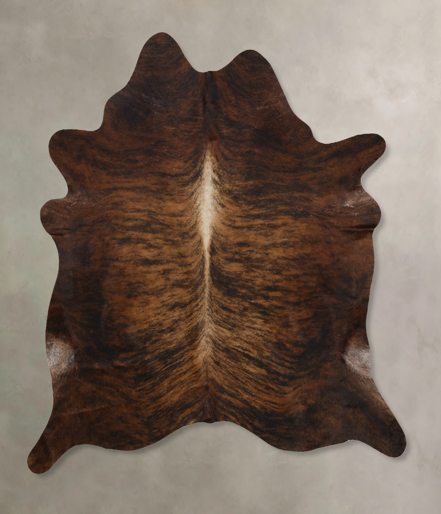 Dark Brindle Cowhide Rug #B10582