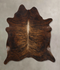 Dark Brindle X-Large Brazilian Cowhide Rug 7'6