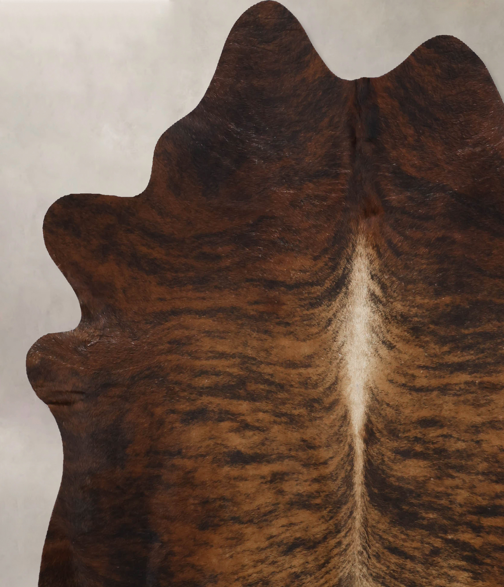 Dark Brindle Cowhide Rug #B10582