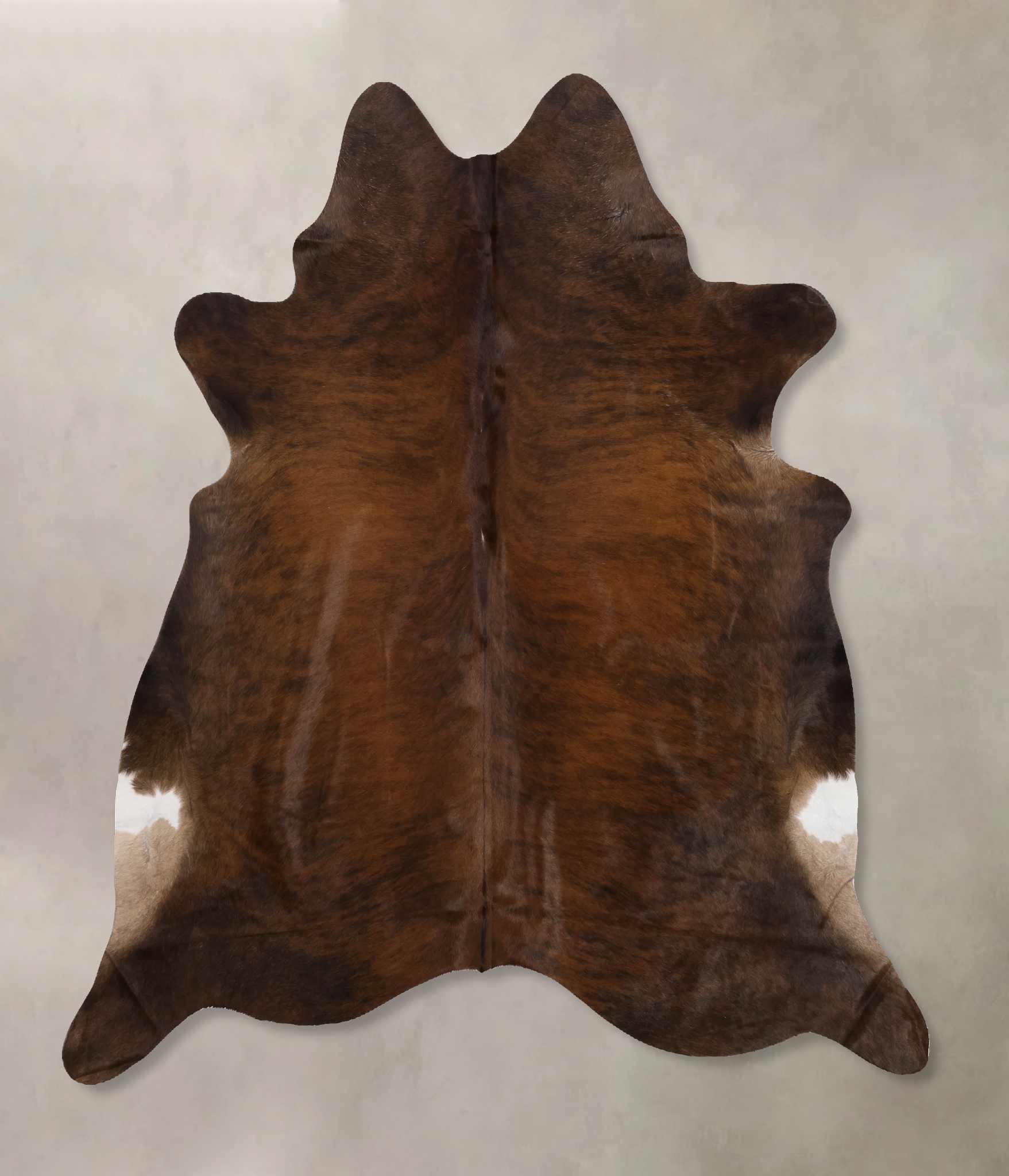 Dark Brindle Cowhide Rug #B10584