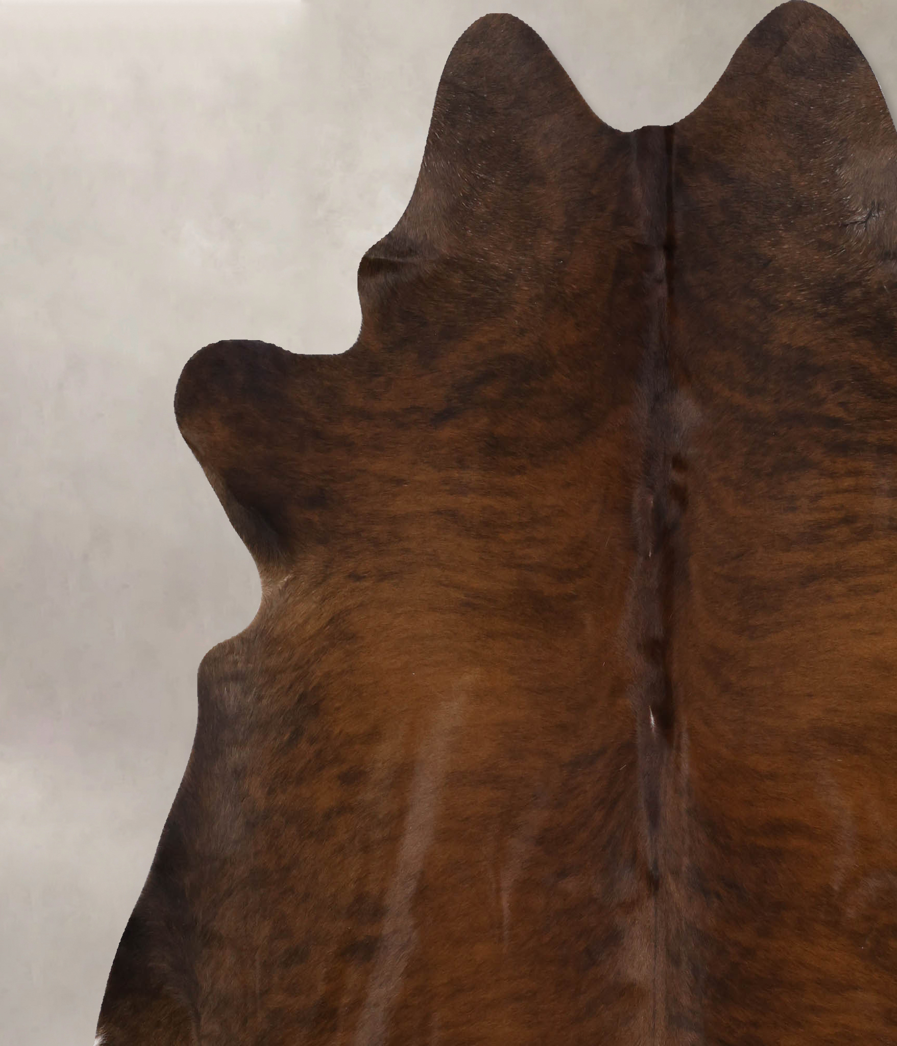 Dark Brindle Cowhide Rug #B10584