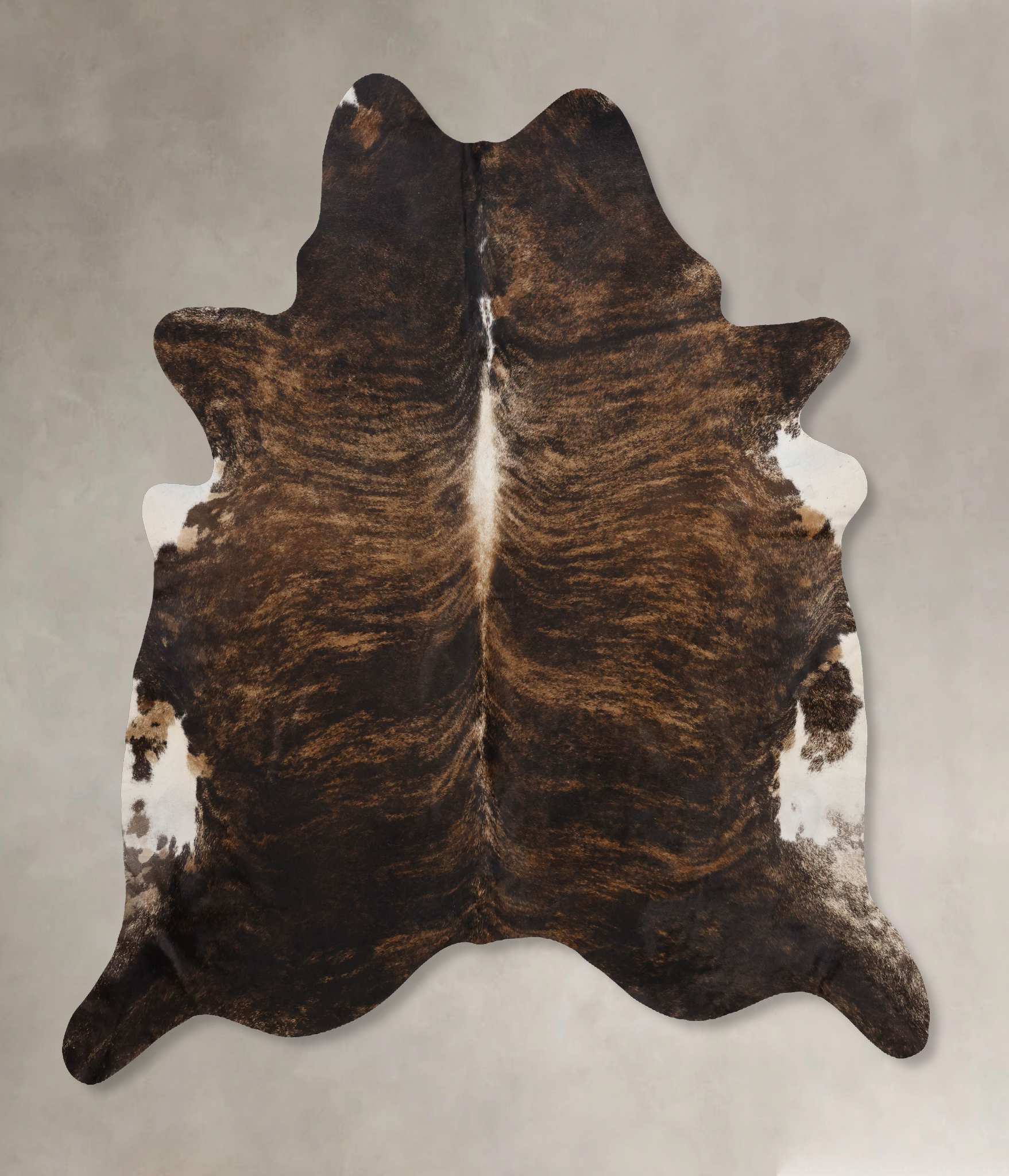 Dark Brindle Cowhide Rug #B10586