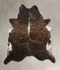 Dark Brindle XX-Large Brazilian Cowhide Rug 8'4