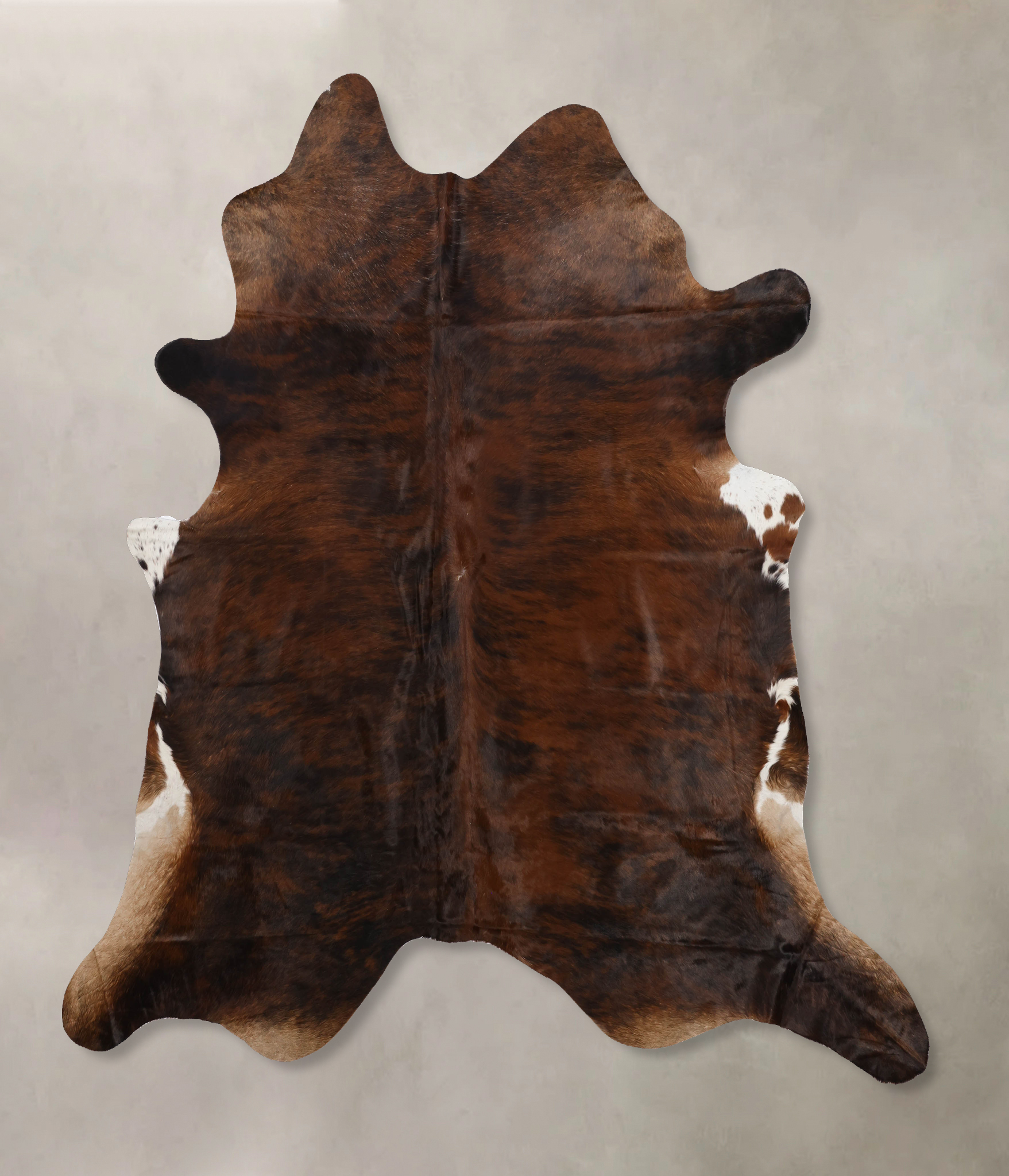 Dark Brindle Cowhide Rug #B10587