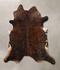 Dark Brindle XX-Large Brazilian Cowhide Rug 8'9