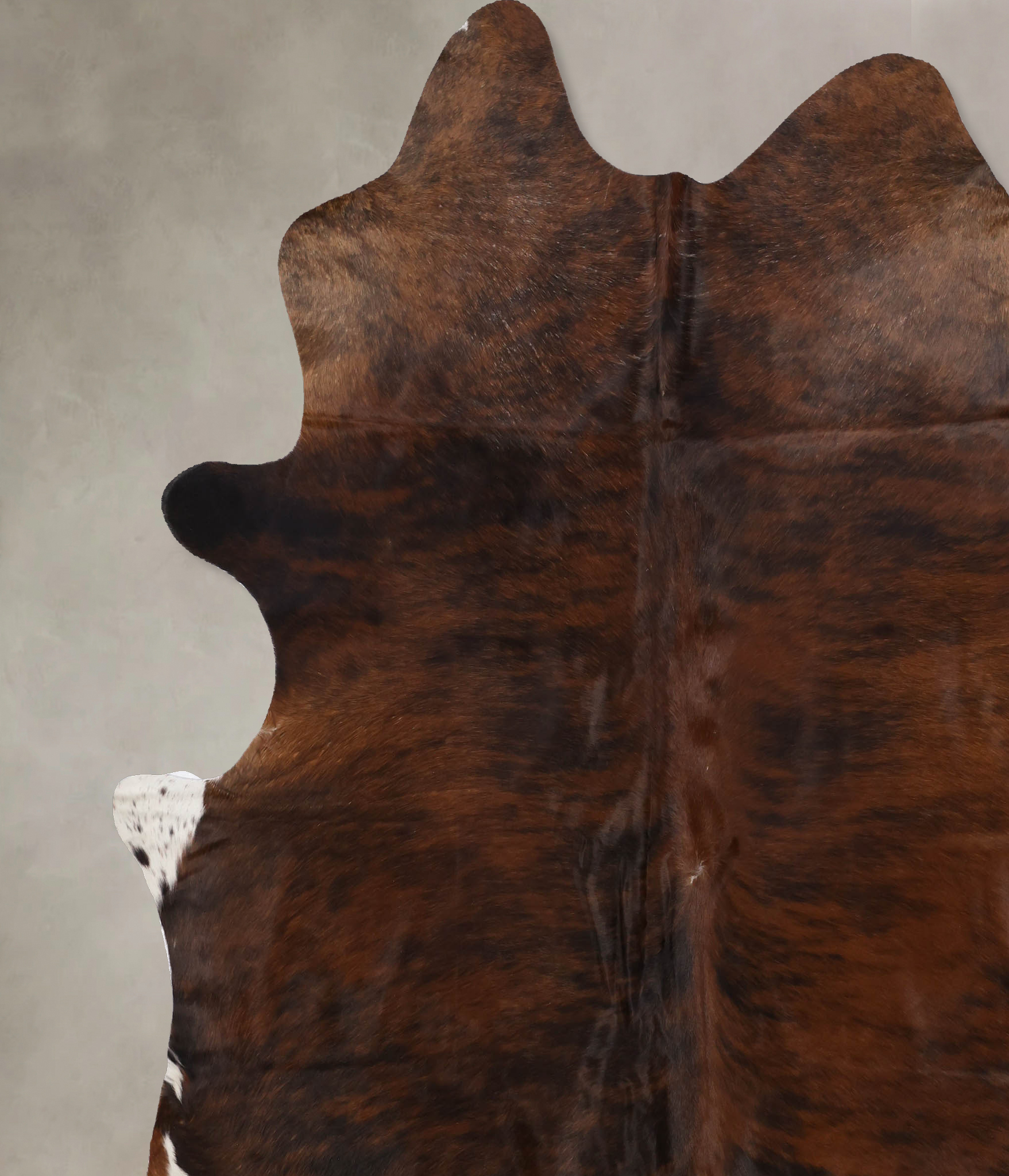 Dark Brindle Cowhide Rug #B10587