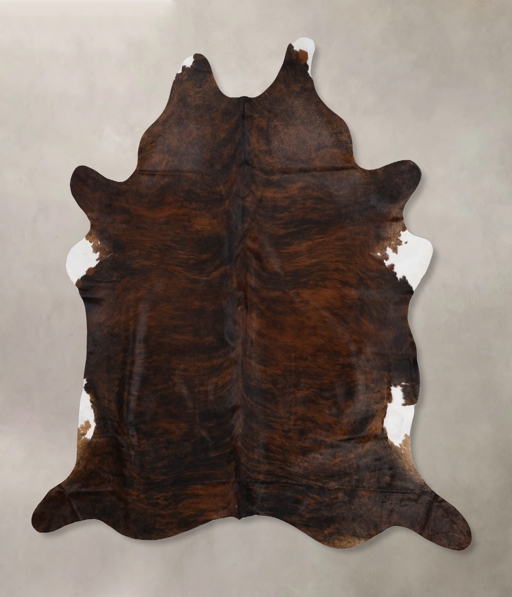 Dark Brindle Cowhide Rug #B10589