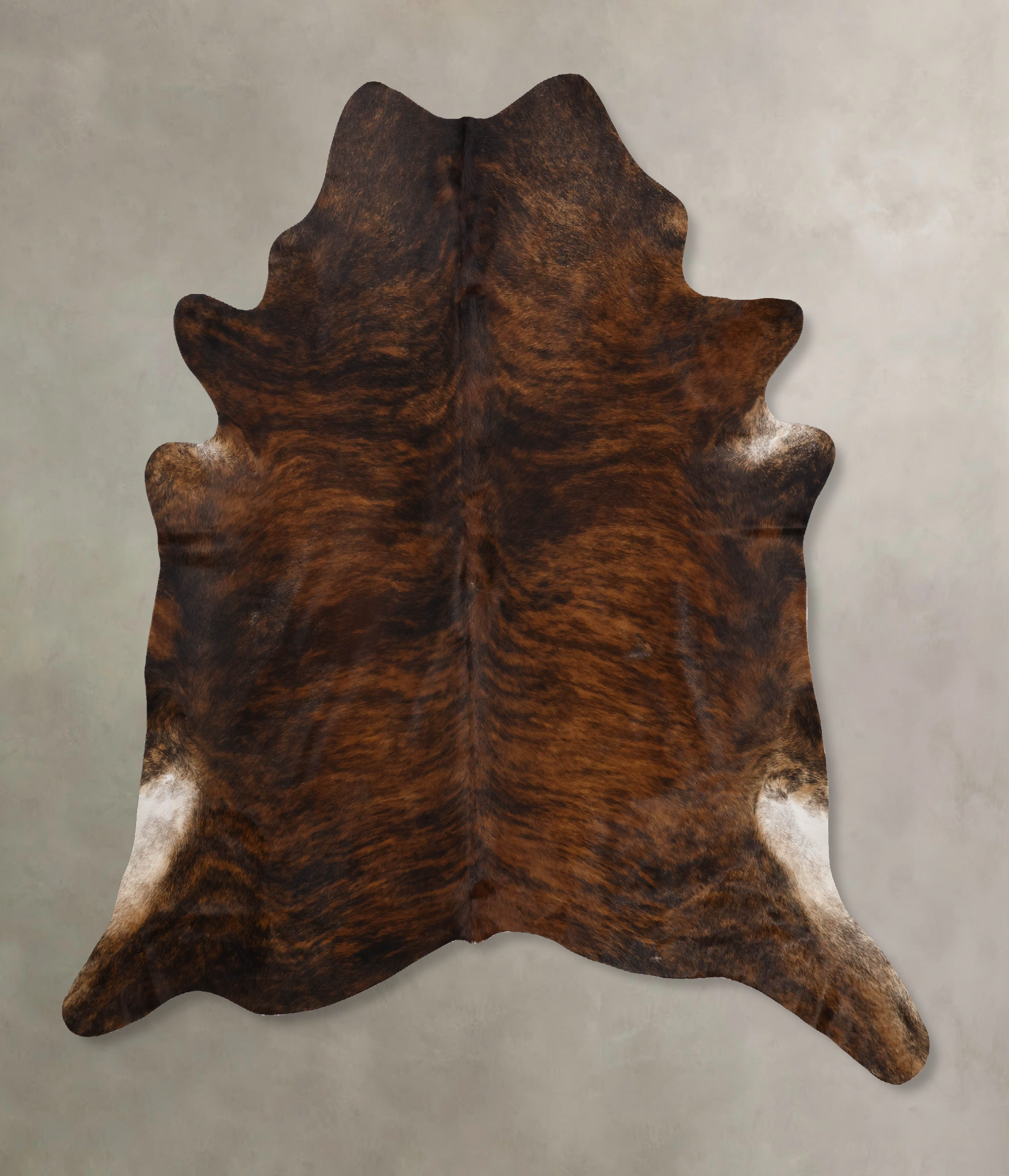 Dark Brindle Cowhide Rug #B10591