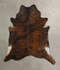 Dark Brindle XX-Large Brazilian Cowhide Rug 8'1