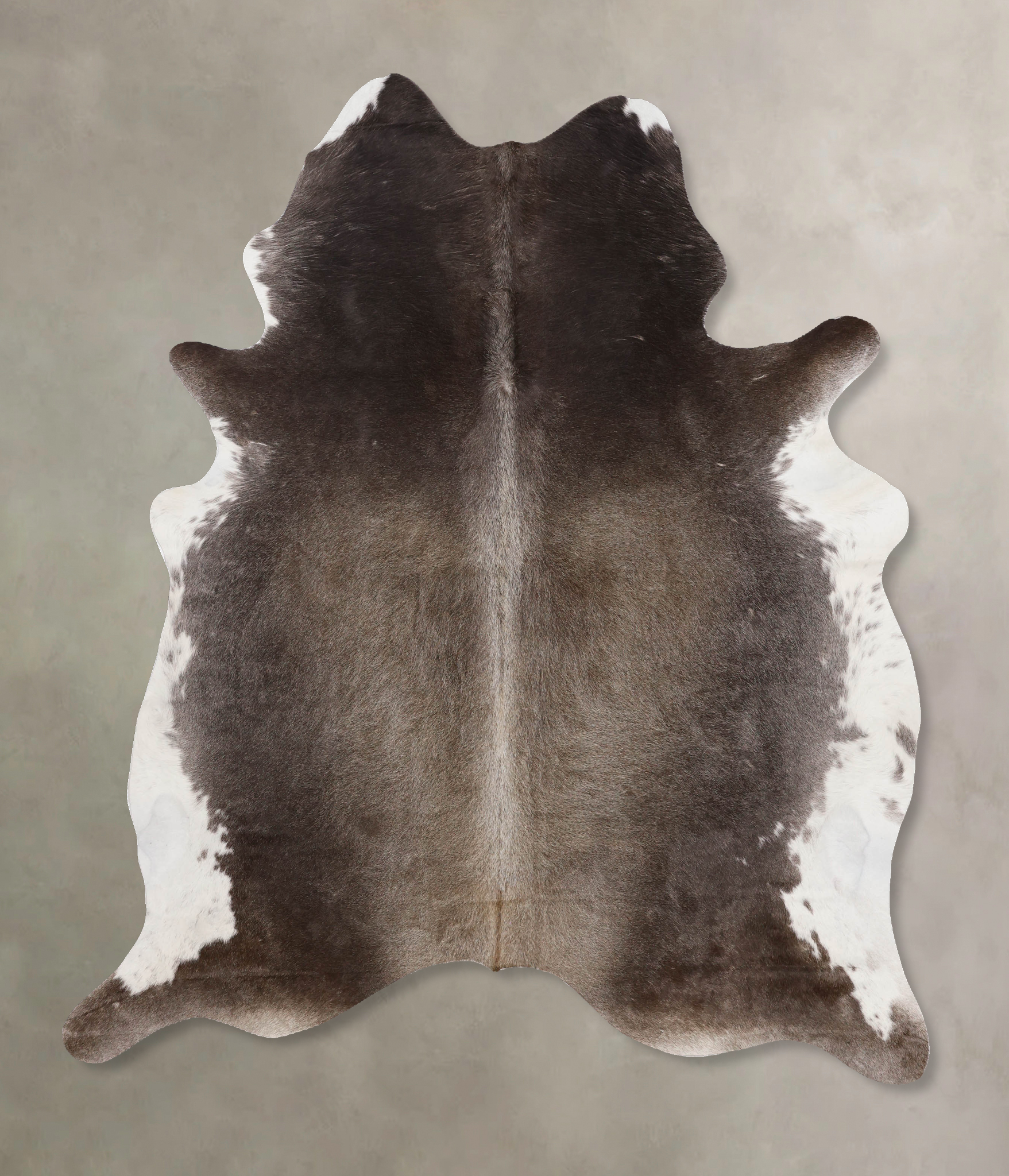 Dark Grey Cowhide Rug #B10597