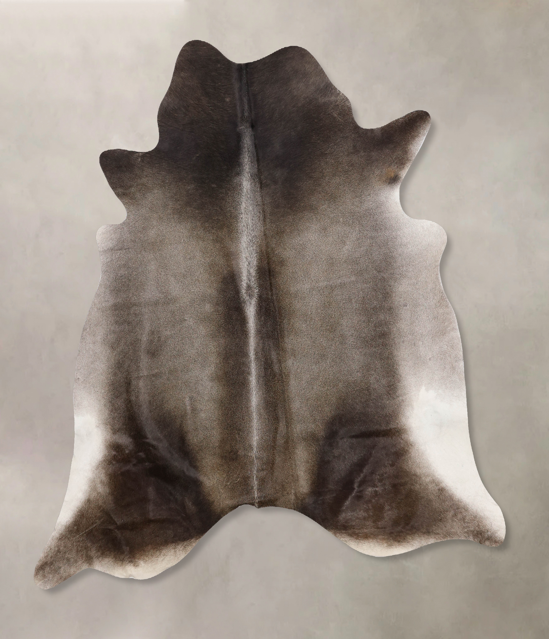 Dark Grey Cowhide Rug #B10600