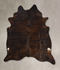 Dark Brindle XX-Large Brazilian Cowhide Rug 8'3