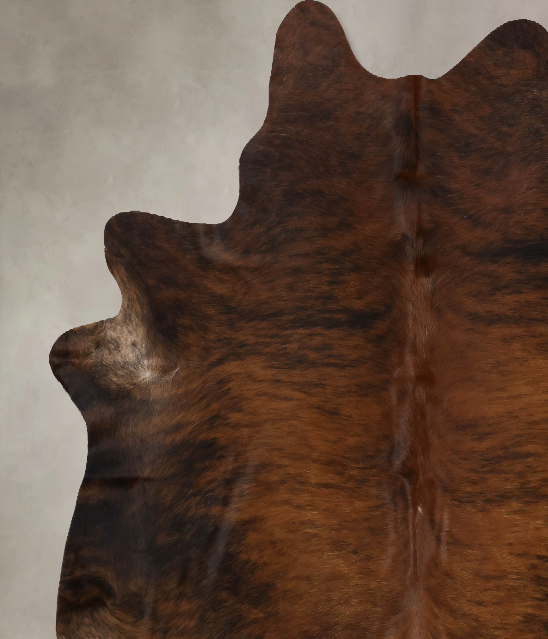 Dark Brindle Cowhide Rug #B10608