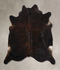 Dark Brindle XX-Large Brazilian Cowhide Rug 7'5