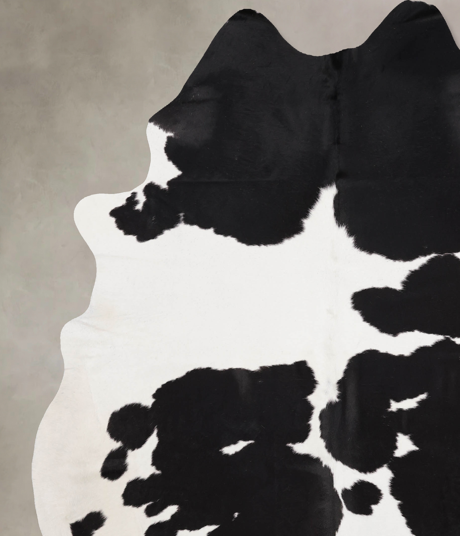 Black and White Cowhide Rug #B10612