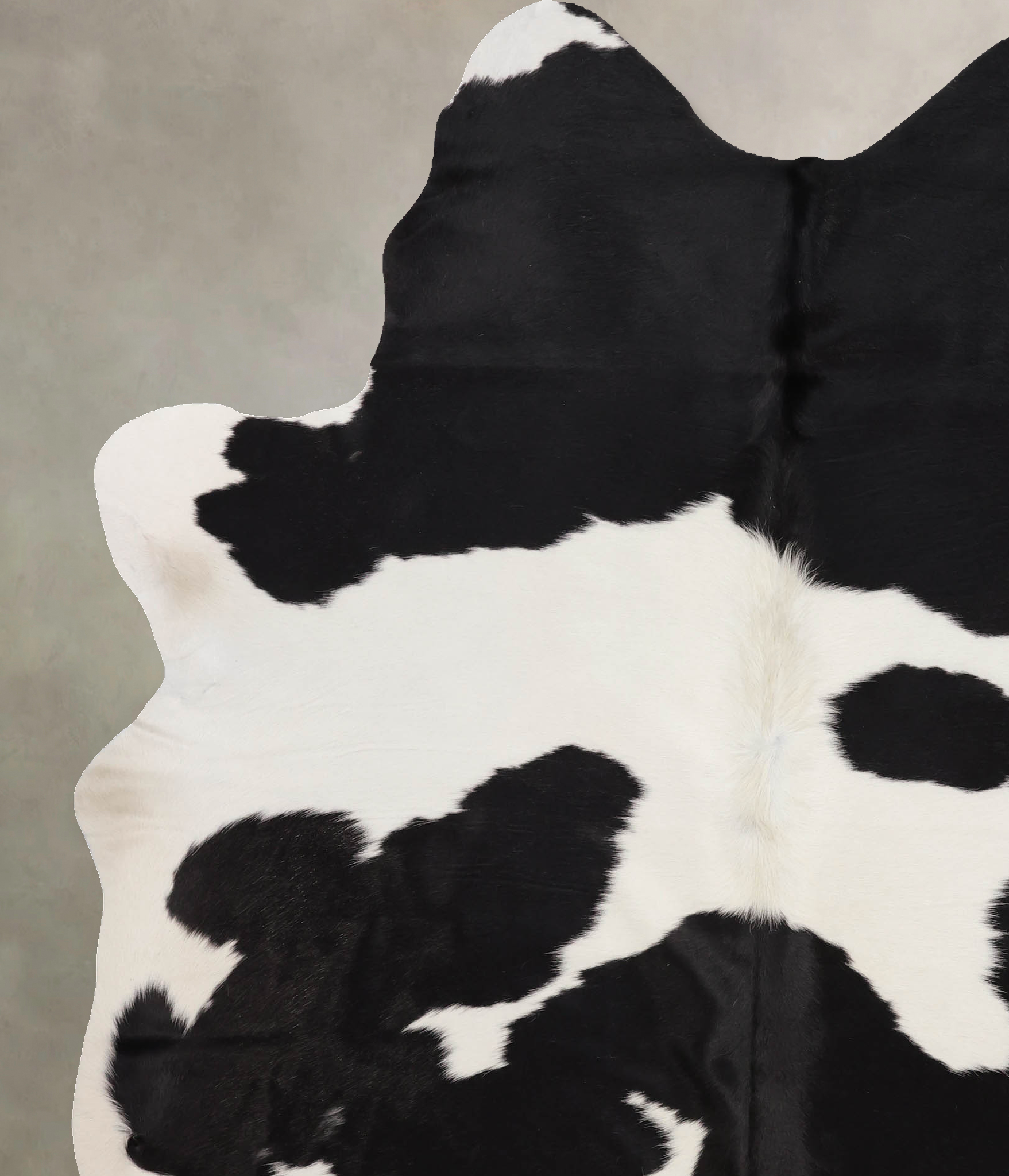 Black and White Cowhide Rug #B10613