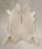 Champagne XX-Large Brazilian Cowhide Rug 7'11