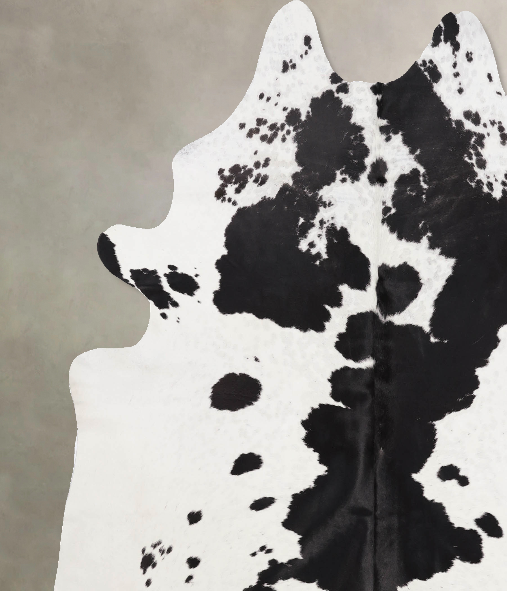 Black and White Cowhide Rug #B10624