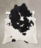 Black and White X-Large Brazilian Cowhide Rug 7'8