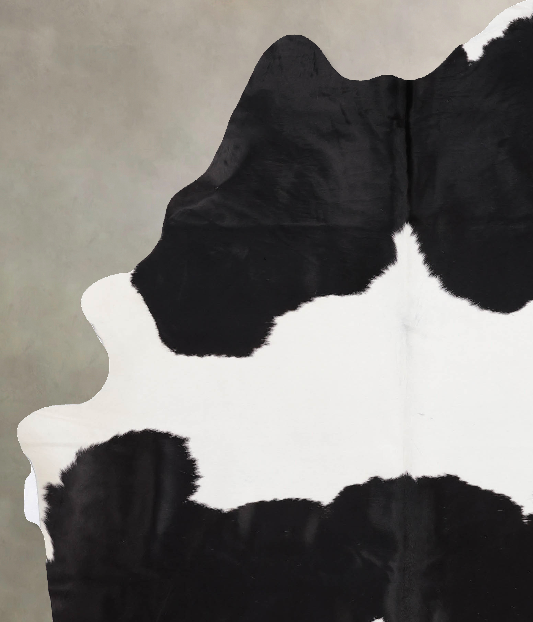 Black and White Cowhide Rug #B10627