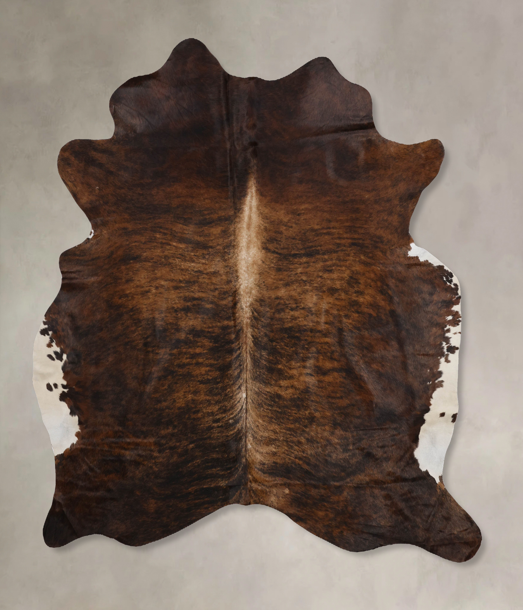 Dark Brindle Cowhide Rug #B10639