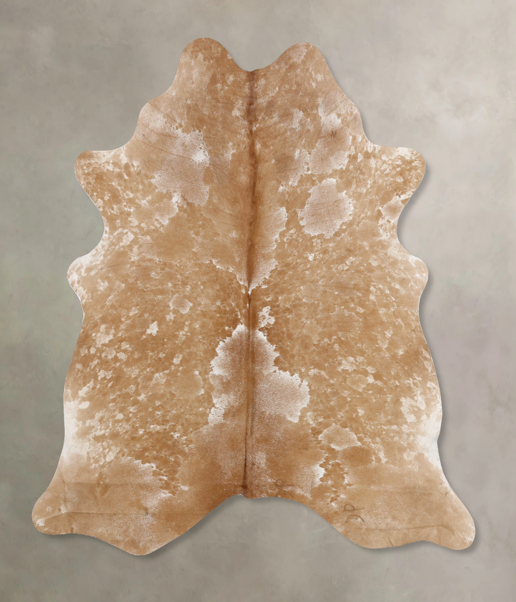 Beige and White Cowhide Rug #B10660