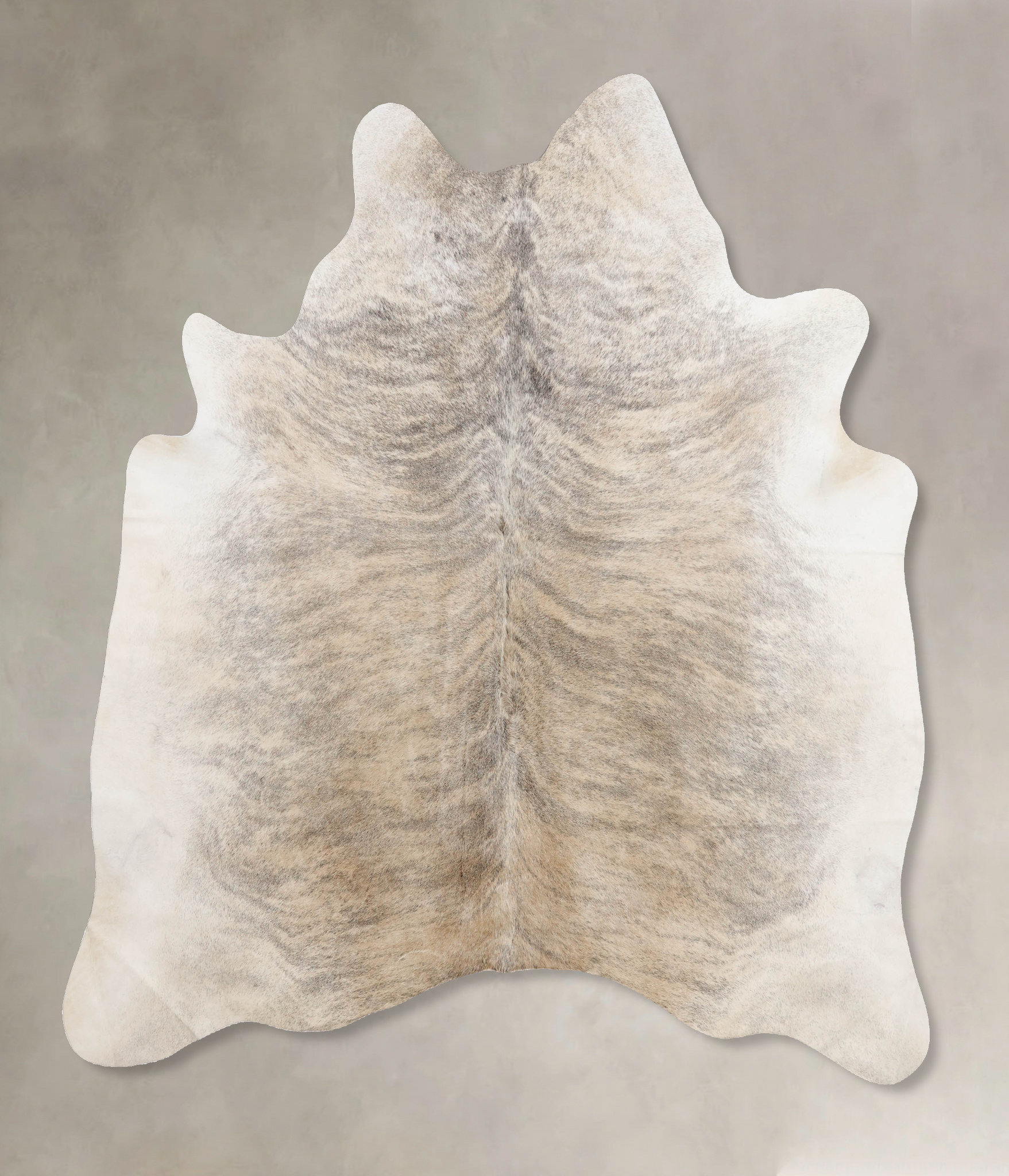 Grey Brindle Cowhide Rug #B10685