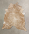 Beige XX-Large Brazilian Cowhide Rug 9'3