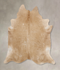 Beige XX-Large Brazilian Cowhide Rug 8'4