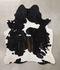 Black and White X-Large Brazilian Cowhide Rug 7'10