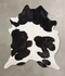 Black and White XX-Large Brazilian Cowhide Rug 9'0