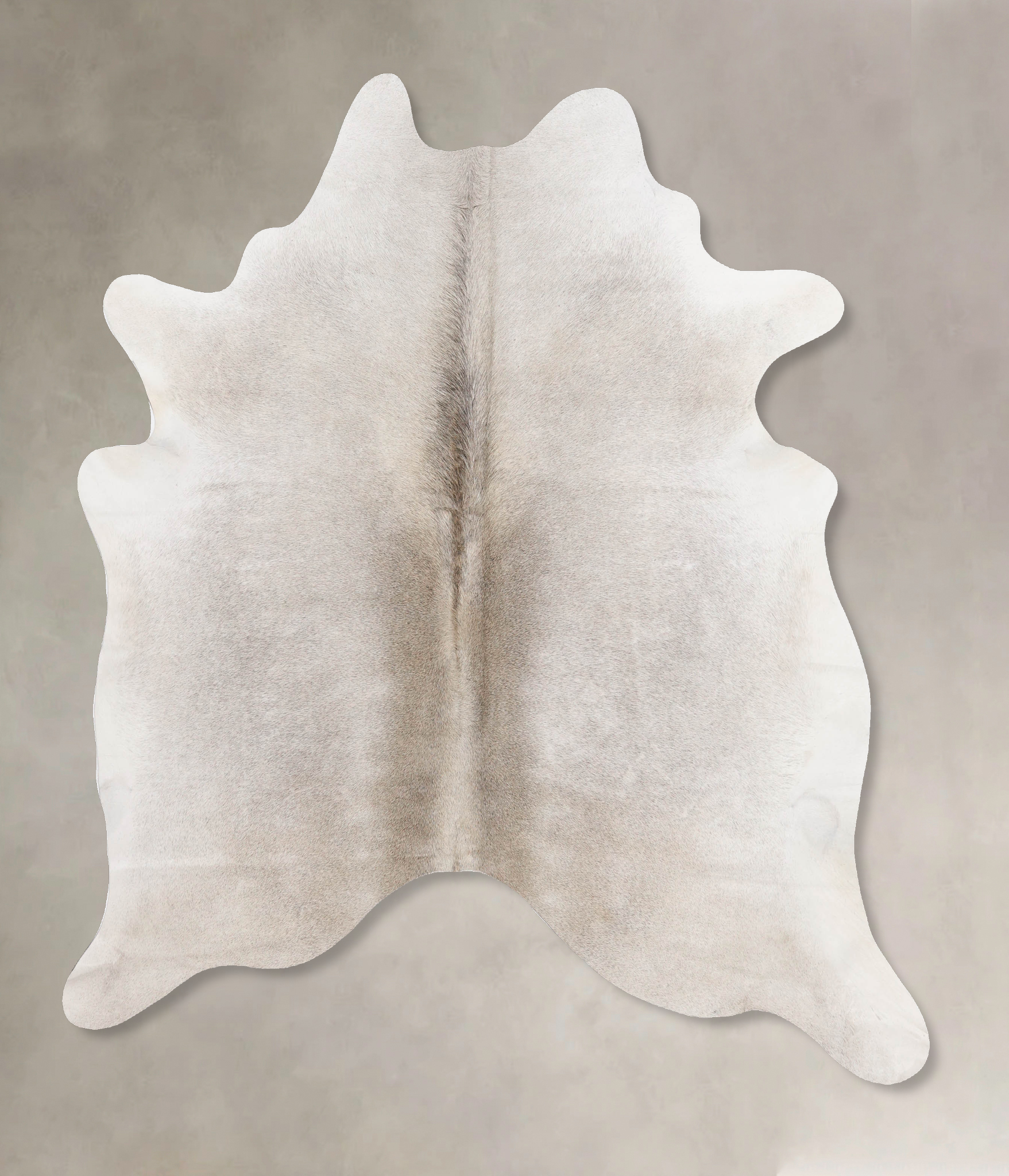 Grey with Beige Cowhide Rug #B10721