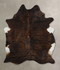 Dark Brindle X-Large Brazilian Cowhide Rug 7'8