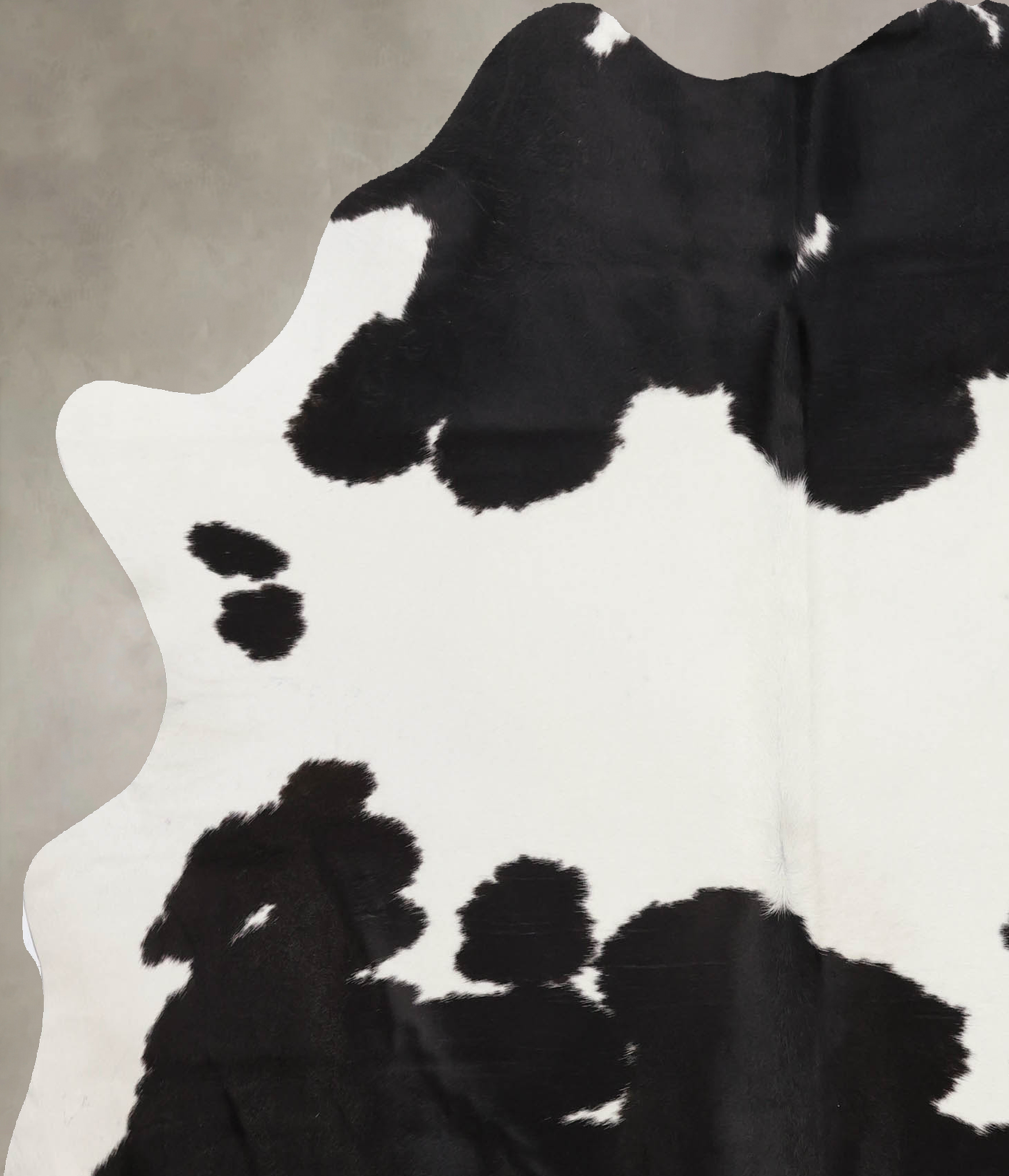 Black and White Cowhide Rug #B10742