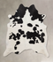 Black and White X-Large Brazilian Cowhide Rug 6'11