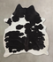 Black and White Large Brazilian Cowhide Rug 6'9