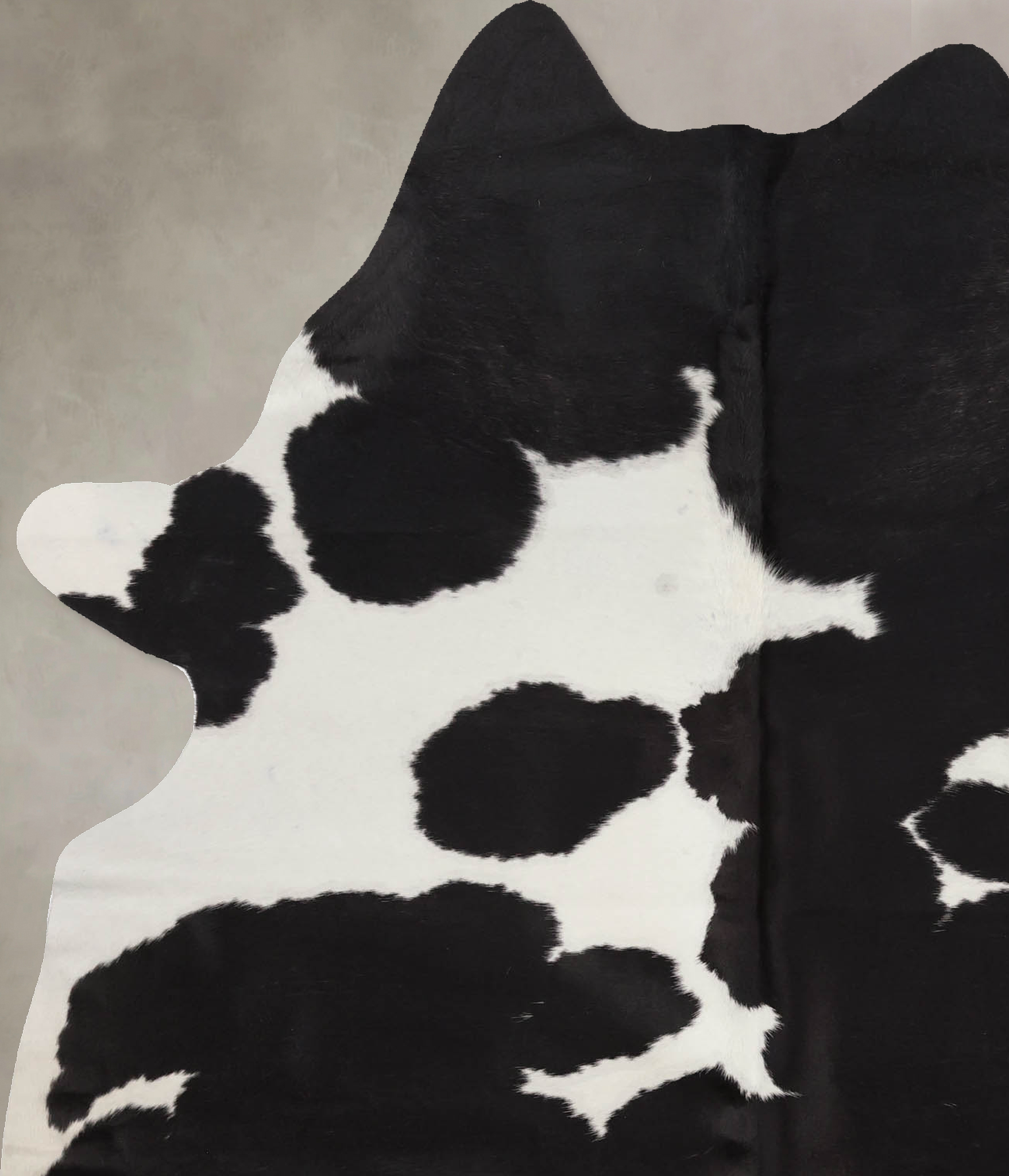 Black and White Cowhide Rug #B10744