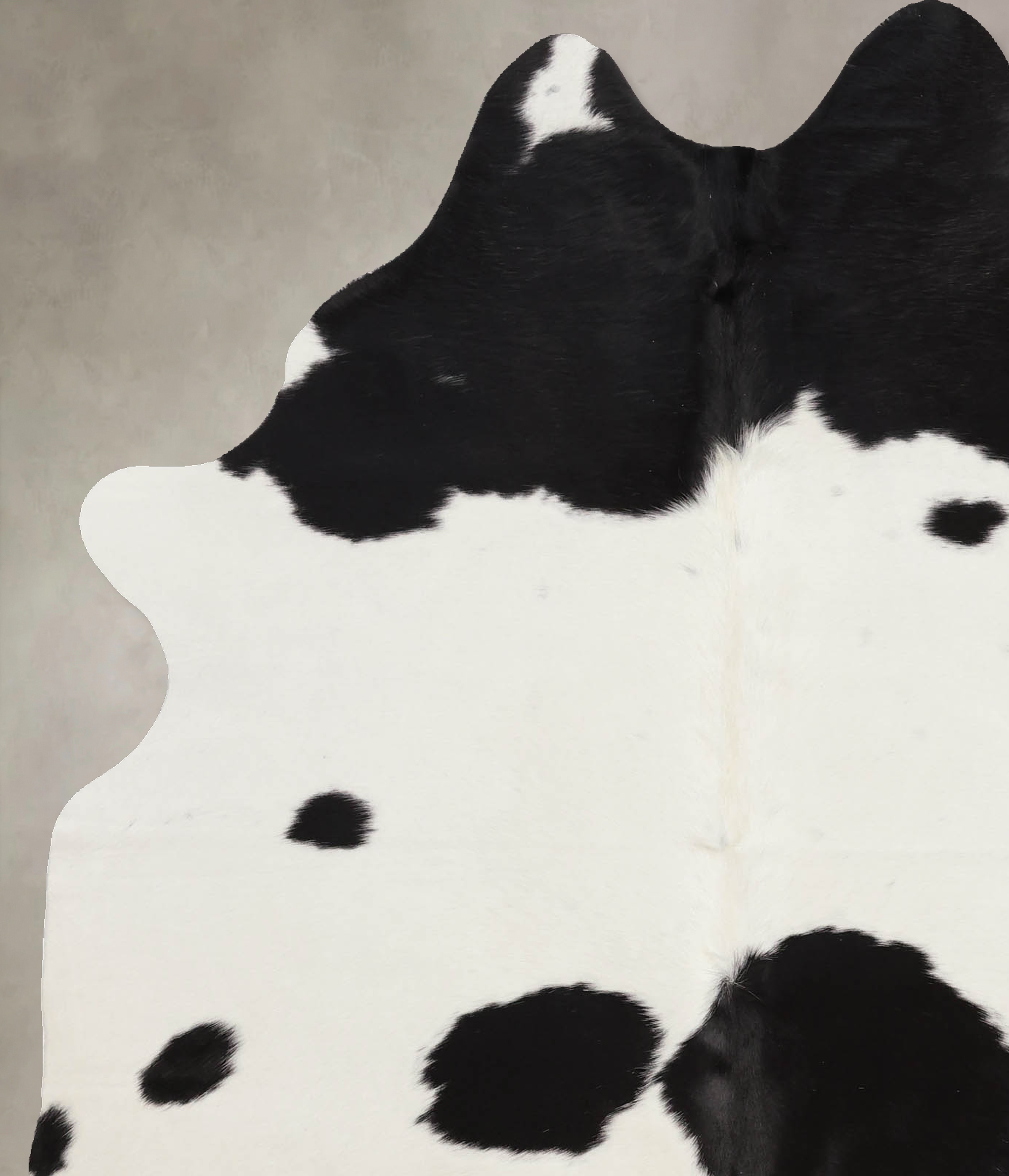 Black and White Cowhide Rug #B10745