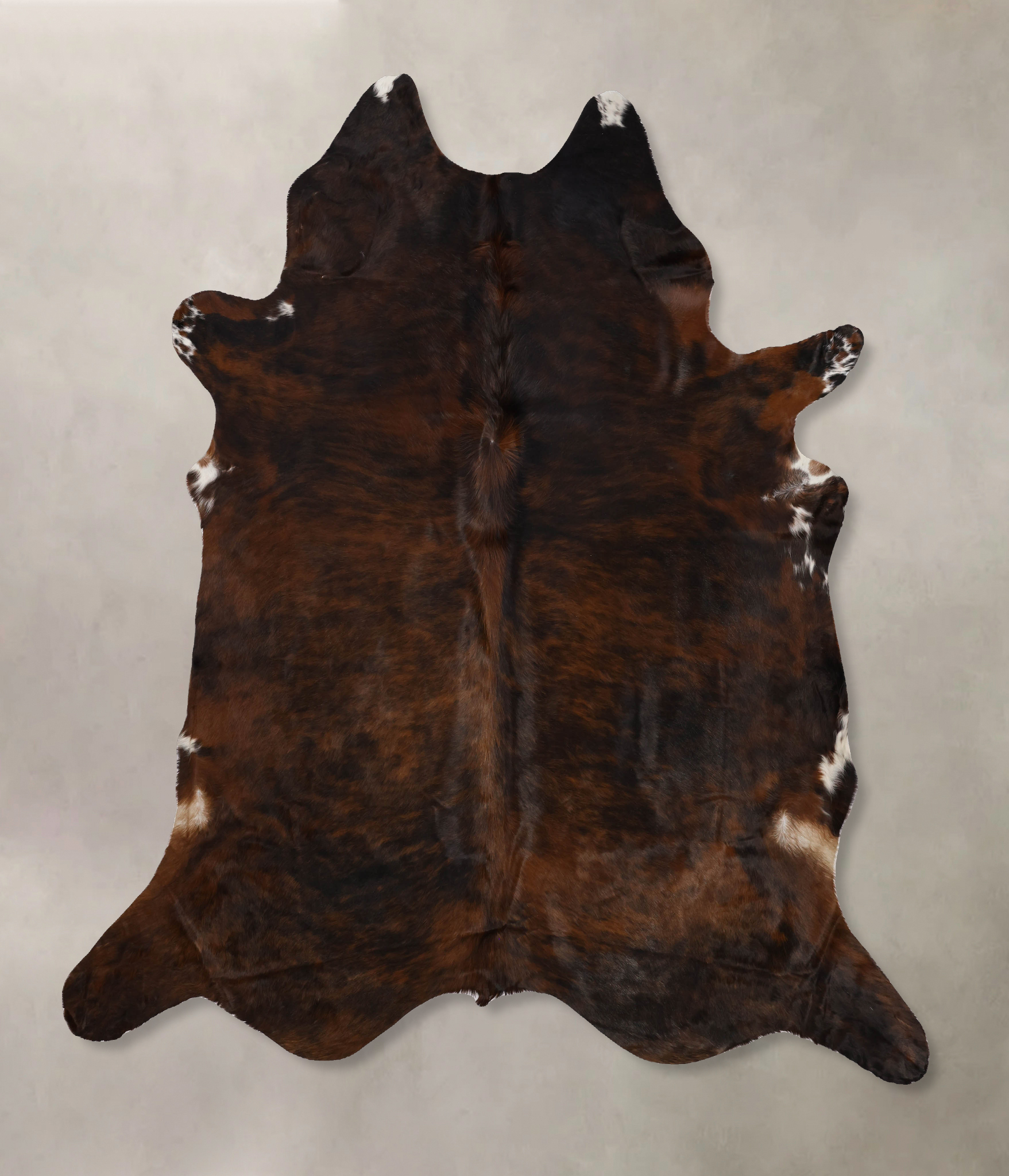 Dark Brindle Cowhide Rug #B10758